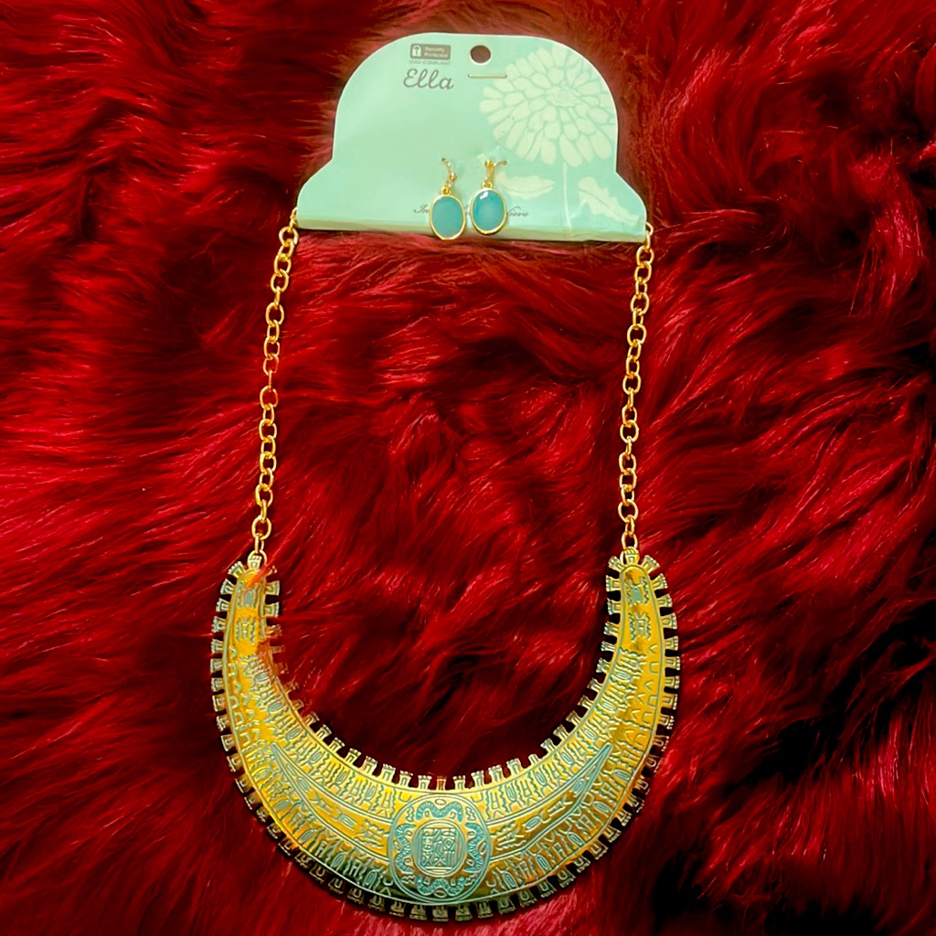 Arc Layered Necklace & Earrings